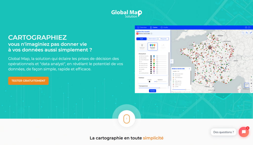 Global Map lance la version freemium de sa solution de géointelligence